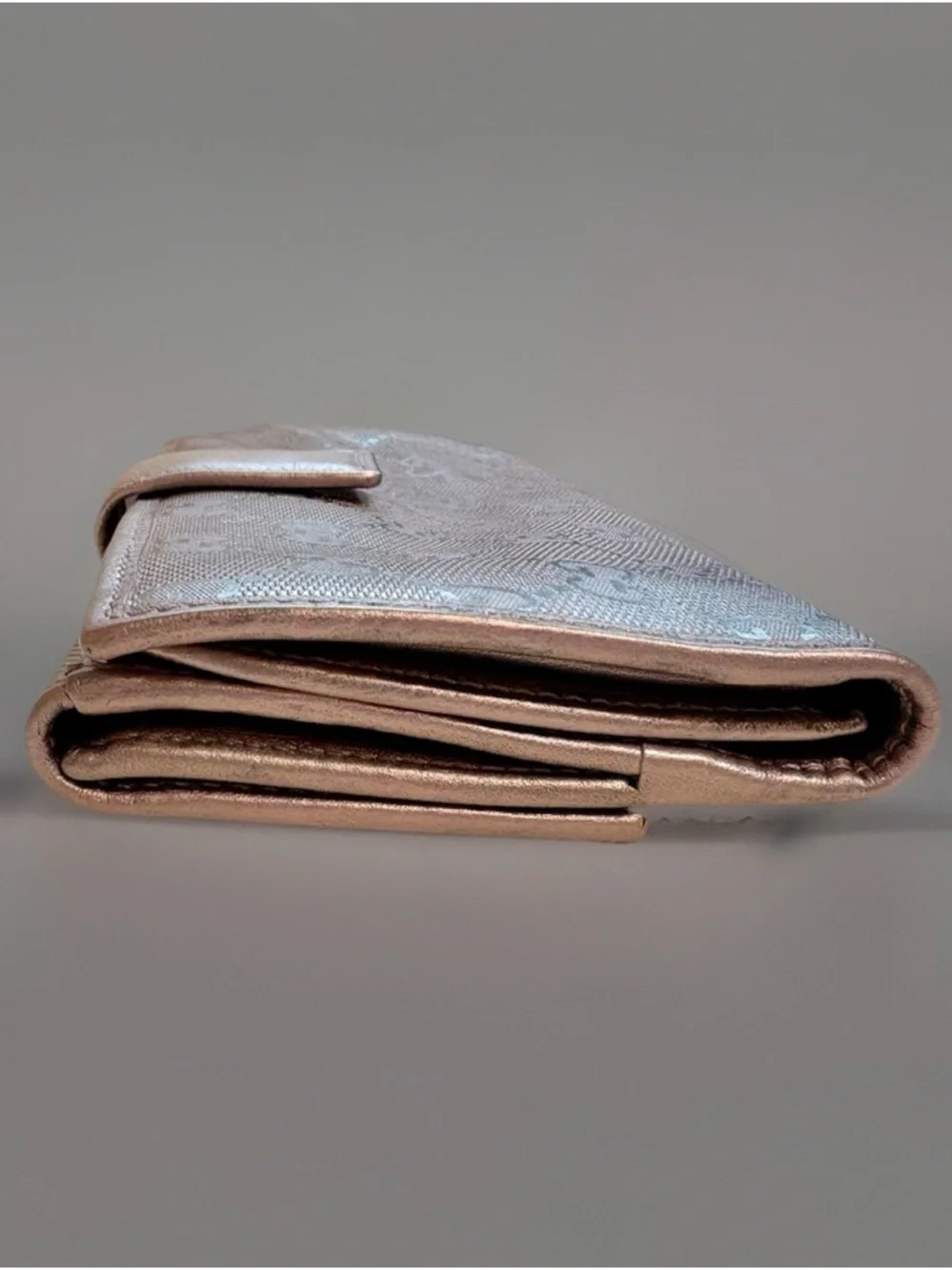 Gucci GG Monogram Long Continental Wallet in Metallic Lilac - Picture 11 of 16